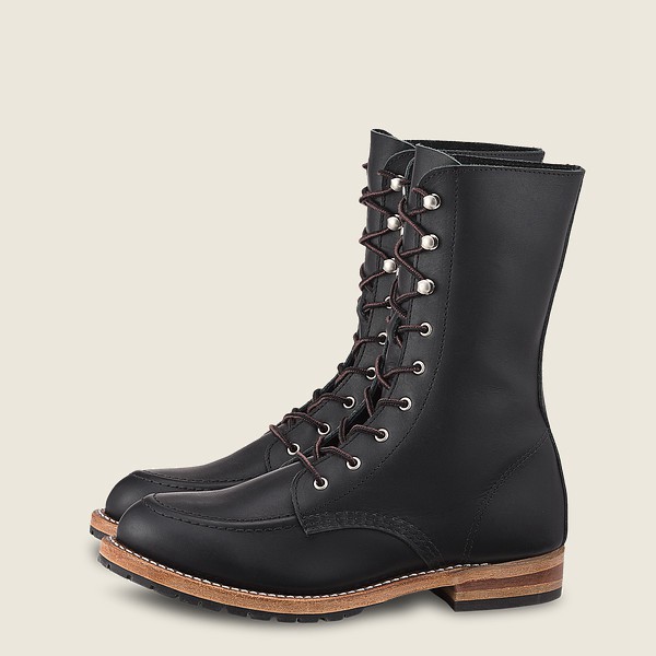 Bottes Red Wing Heritage - Gracie - Tall Boundary Cuir - Noir - Femme 824WGCLFX